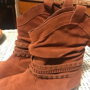 New Twiggy Suede leather boots